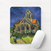 Vincent van Gogh - De kerk in Auvers Muismat (Met muis)