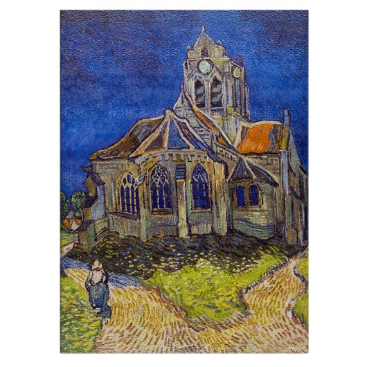Vincent van Gogh - De kerk in Auvers Snijplank