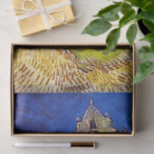 Vincent van Gogh - De kerk in Auvers Tissuepapier (Geschenk)