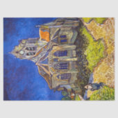 Vincent van Gogh - De kerk in Auvers Tissuepapier (Voorkant)