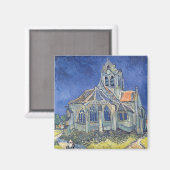 Vincent van Gogh | De kerk van Auvers-sur-Oise Magneet (Voorkant / Achterkant)