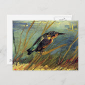Vincent Van Gogh - de Kingfisher - de Bird Lover A Briefkaart (Voorkant / Achterkant)