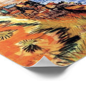 Vincent van Gogh - de Langlois-brug in Arles Poster (Hoek)