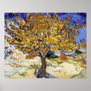 Vincent van Gogh - De Moerbeboom Poster