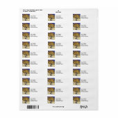 Vincent van Gogh - De Mulberry-boom Etiket (Full Sheet)