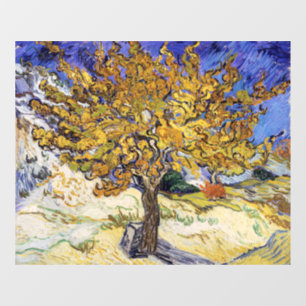 Vincent van Gogh - De Mulberry-boom Raamsticker