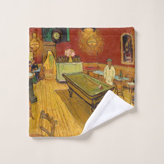 Vincent van Gogh - De Night Cafe Bad Handdoek (Wasdoekje)