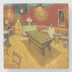 Vincent van Gogh - De Night Cafe Stenen Onderzetter