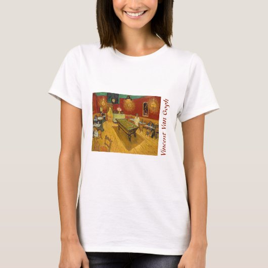 Vincent van Gogh - De Night Cafe T-shirt (Voorkant)