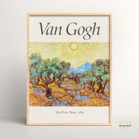 Vincent van Gogh De Olijfbomen Kunstdruk