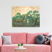 Vincent van Gogh | De olijventelers, Saint-Remy Canvas Afdruk (Insitu (Woonkamer))