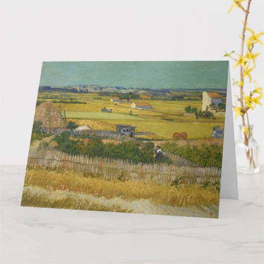 Vincent van Gogh, De oogst, De Oogst Kaart (Gele Bloem)