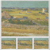 Vincent van Gogh, De oogst, De Oogst Sticker (Voorkant)