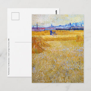 Vincent van Gogh - De Oogsters Briefkaart
