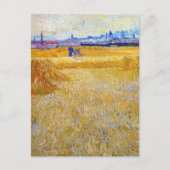 Vincent van Gogh - De Oogsters Briefkaart (Voorkant)