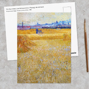 Vincent van Gogh - De Oogsters Briefkaart