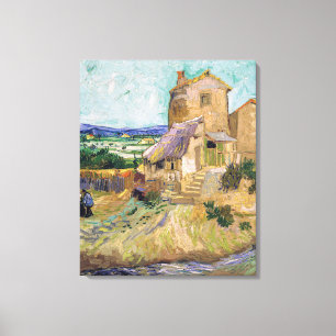 Vincent van Gogh - De oude Mill Canvas Afdruk