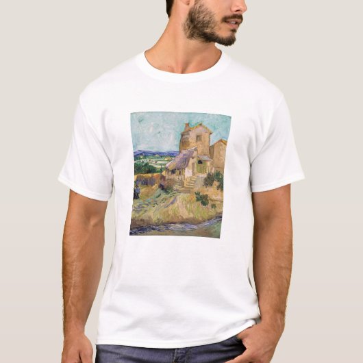 Vincent van Gogh - De oude Mill T-shirt (Voorkant)