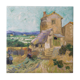 Vincent van Gogh - De oude Mill Tegeltje