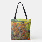 Vincent van Gogh - De Rode Vineyard Draagtas (Achterkant)