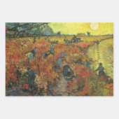 Vincent van Gogh - De Rode Vineyard Inpakpapier Vel (Voorkant 3)