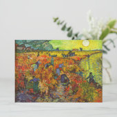 Vincent van Gogh - De Rode Vineyard Kaart (Staand voorkant)