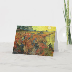 Vincent van Gogh - De Rode Vineyard Kaart