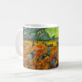 Vincent van Gogh - De Rode Vineyard Koffiemok (Voorkant links)