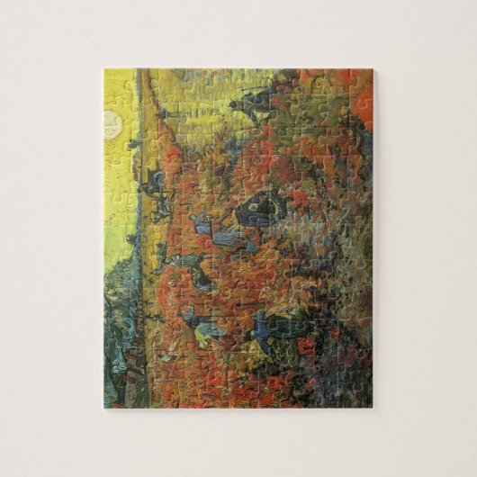 Vincent van Gogh - De Rode Vineyard Legpuzzel (Verticaal)