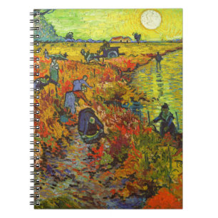 Vincent van Gogh - De Rode Vineyard Notitieboek
