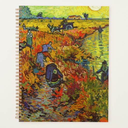 Vincent van Gogh - De Rode Vineyard Planner (Voorkant)