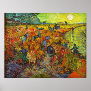 Vincent van Gogh - De Rode Vineyard Poster