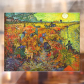 Vincent van Gogh - De Rode Vineyard Raamsticker (Vel 2)