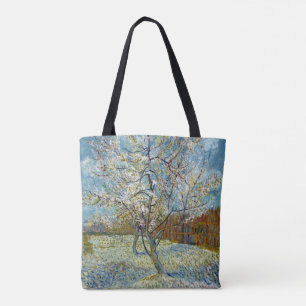 Vincent van Gogh de roze roze peach boom Tote Bag