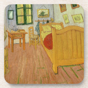 Vincent van Gogh   De slaapkamer, 1888 Drankjes Onderzetter