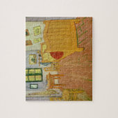 Vincent van Gogh | De slaapkamer, 1888 Legpuzzel (Verticaal)