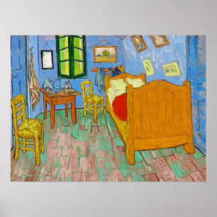 Vincent Van Gogh de slaapkamer in Arles Poster