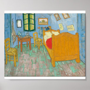 Vincent Van Gogh - De slaapkamer Poster