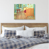 Vincent van Gogh - De slaapkamer van Vincent in Ar Canvas Afdruk (Insitu (Slaapkamer))