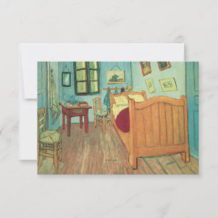 Vincent van Gogh - De slaapkamer van Vincent in Ar Kaart