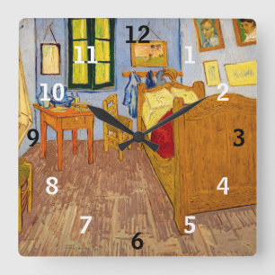 Vincent van Gogh - De slaapkamer van Vincent in Ar Vierkante Klok