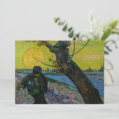 Vincent van Gogh - De Sower Bedankkaart (Staand voorkant)