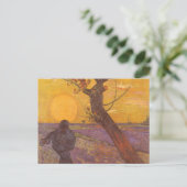 Vincent van Gogh - De Sower Briefkaart (Staand voorkant)