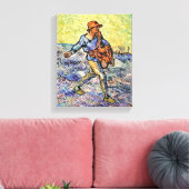 Vincent Van Gogh - de Sower - het fijne kunstschil Canvas Afdruk (Insitu (Woonkamer))