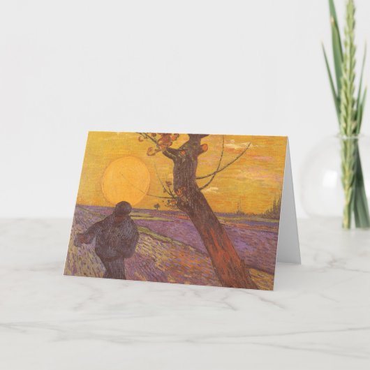 Vincent van Gogh - De Sower Kaart (Voorkant)