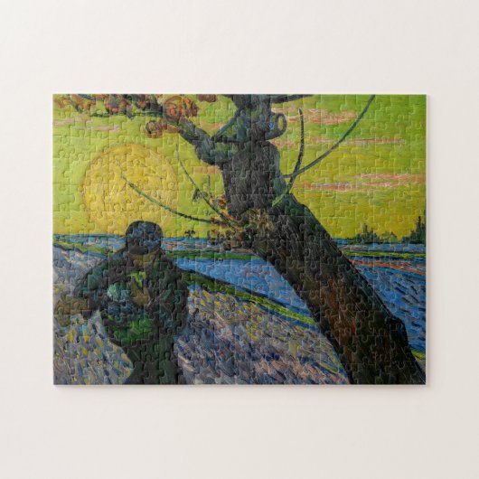 Vincent van Gogh - De Sower Legpuzzel (Horizontaal)