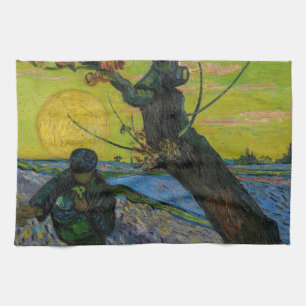 Vincent van Gogh - De Sower Theedoek