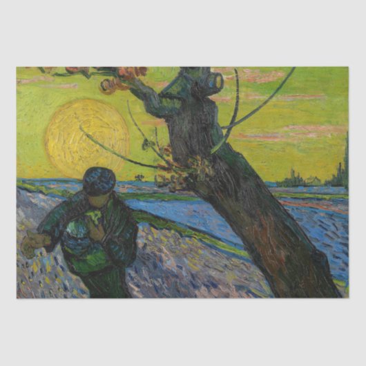 Vincent van Gogh - De Sower Tissuepapier (Voorkant)