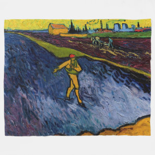Vincent van Gogh - De Sower: Uitwijkhavens van Arl Fleece Deken
