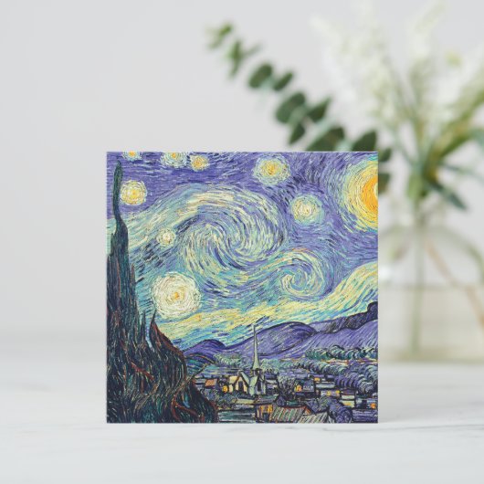 Vincent Van Gogh De sterrenhemel   (Staand voorkant)
